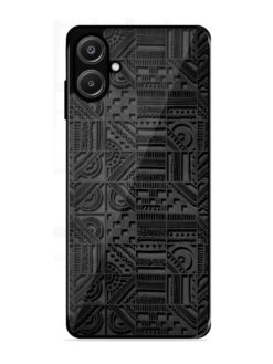 Seamless Pattern Glossy Metal Phone Cover for Samsung Galaxy A06 (4G)