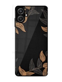 Foliage Art Glossy Metal Phone Cover for Samsung Galaxy A06 (4G)
