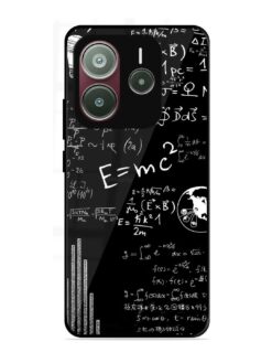 E=Mc2 Mass?Energy Equivalence Glossy Metal Phone Cover for Xiaomi Redmi Note 14 SE (5G)