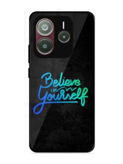 Believe In Yourself Glossy Metal Phone Cover for Xiaomi Redmi Note 14 SE (5G)