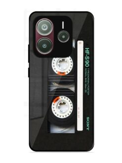 Sony Hf-S90 Cassette Glossy Metal Phone Cover for Xiaomi Redmi Note 14 SE (5G)