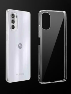 Motorola moto g82 クリアケース付き