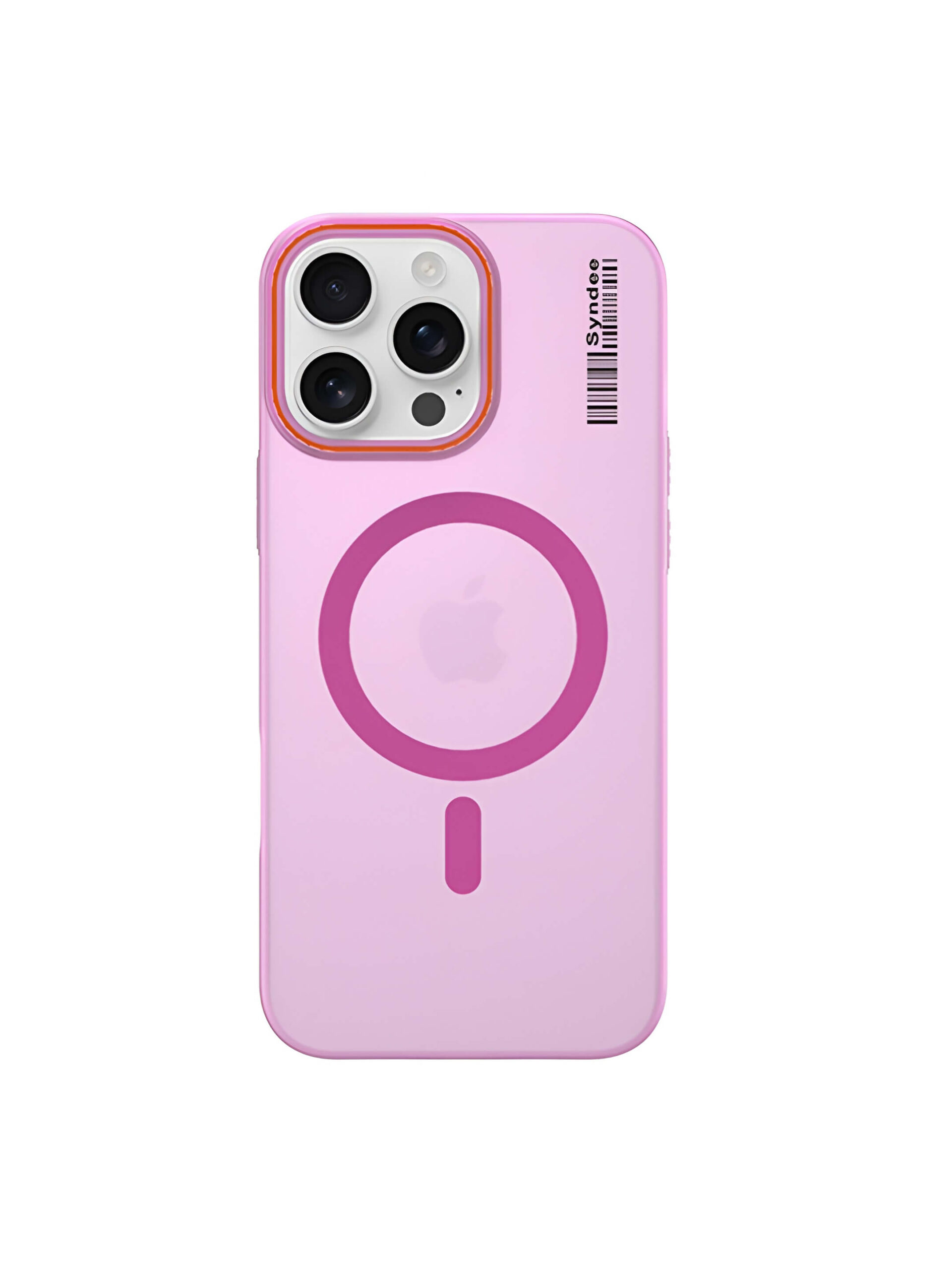 Frosted Matte MagSafe Transparent Pink Case For Apple Iphone 14