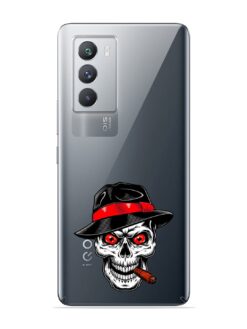 Mafia Skull Transparent Printed Mobile Case for Iqoo 8