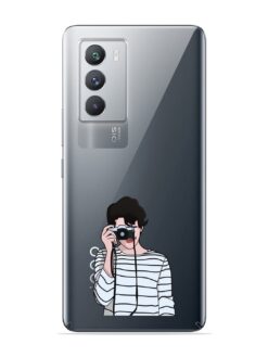 Lucky Heart Dice Transparent Printed Mobile Case for Iqoo 8