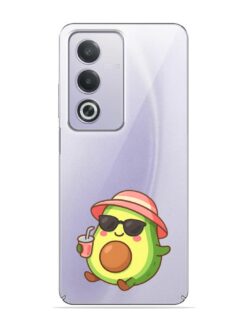 Cool Avocado Chill Transparent Printed Mobile Case for Oppo A3 Pro (5G)