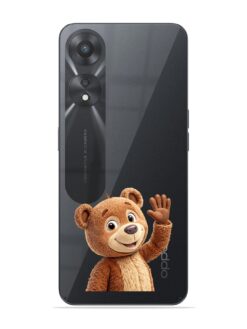 Friendly Bear Transparent Printed Mobile Case for Oppo A78 (5G)