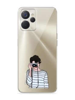 Lucky Heart Dice Transparent Printed Mobile Case for Realme 9I (5G)