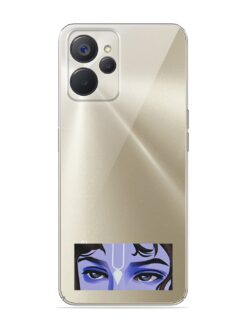 Lord Krishna Canvas Painting Transparent Printed Mobile Case for Realme 9I (5G)