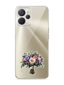 Romantic Wildflower Mix Transparent Printed Mobile Case for Realme 9I (5G)