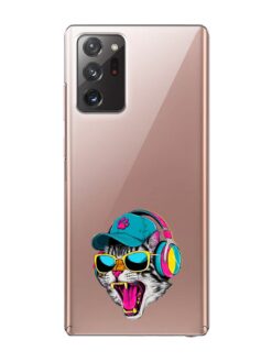 Cool Monkey Jungle Art Transparent Printed Mobile Case for Samsung Galaxy Note 20 Ultra