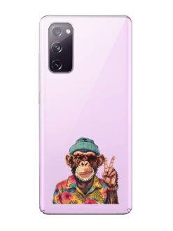 Monkey Art Transparent Printed Mobile Case for Samsung Galaxy S20 Fe (5G)