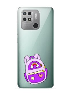 Feather Transparent Printed Mobile Case for Xiaomi Redmi 10A