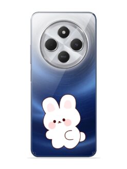 Little Rabbit Bunny And Butterfly Transparent Printed Mobile Case for Xiaomi Redmi A4 (5G)