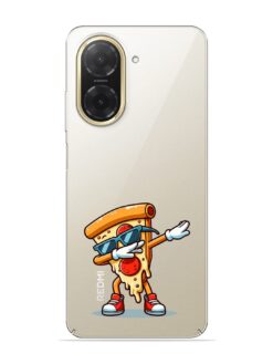 Dabbing Pizza Transparent Printed Mobile Case for Xiaomi Redmi A5