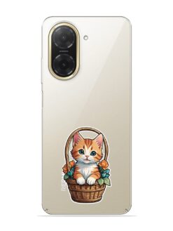 Kitten In A Basket Transparent Printed Mobile Case for Xiaomi Redmi A5