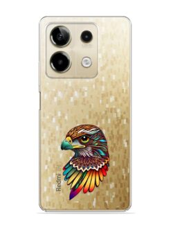 Colorful Eagle Art Transparent Printed Mobile Case for Xiaomi Redmi Note 13 (5G)