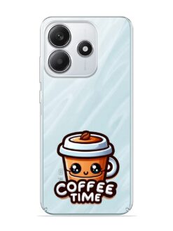 Coffee Time Transparent Printed Mobile Case for Xiaomi Redmi Note 14 (5G)