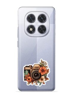 Fall Floral Camera Transparent Printed Mobile Case for Xiaomi Redmi Note 14 Pro (5G)