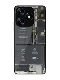 Phone Insider Glossy Metal Phone Cover for Tecno Spark 10 (4G)