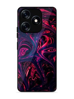 Abstract Background Glossy Metal Phone Cover for Tecno Spark 10 (4G)