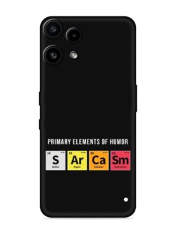 Primary Elements Humor Embossed Soft Silicone Case for Nothing Phone 3A Lite