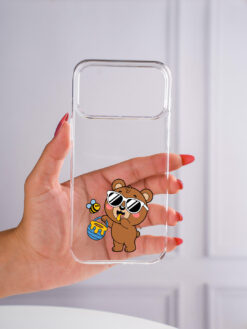 Alternative view of Blue Pot Of Honey Transparent Printed Mobile Case for Apple Iphone 17 Pro Max