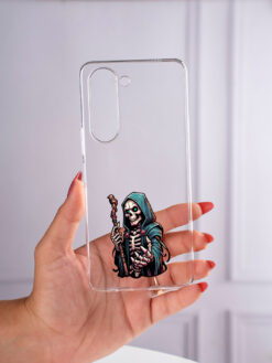 Alternative view of Skeleton Character Transparent Printed Mobile Case for Vivo Y19E