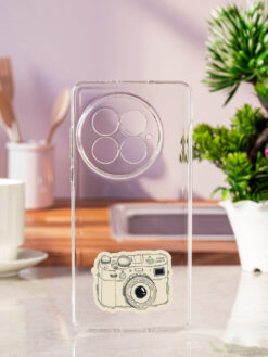 Peace Love Music Transparent Printed Mobile Case for Oneplus 13 (5G)