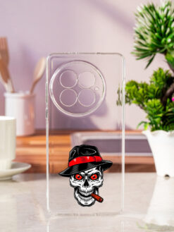 Mafia Skull Transparent Printed Mobile Case for Oneplus 13 (5G)