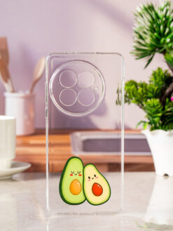 Vector Art Tropical Beach Sunset Transparent Printed Mobile Case for Oneplus 13 (5G)