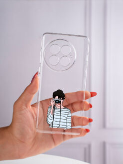 Alternative view of Lucky Heart Dice Transparent Printed Mobile Case for Oneplus 13 (5G)