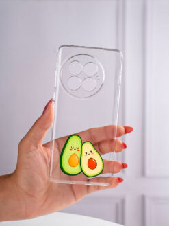 Alternative view of Vector Art Tropical Beach Sunset Transparent Printed Mobile Case for Oneplus 13 (5G)