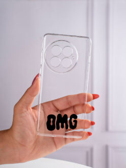 Alternative view of Oh My God/Goodness Transparent Printed Mobile Case for Oneplus 13 (5G)