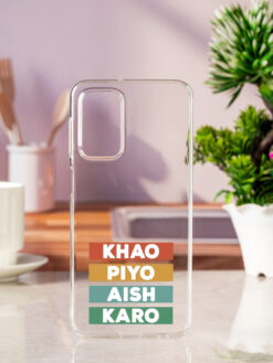 Khao Piyo Aish Karo Transparent Printed Mobile Case for Samsung Galaxy A23