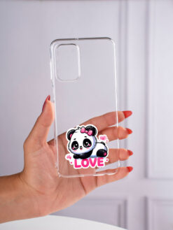 Alternative view of Kawaii Panda Transparent Printed Mobile Case for Samsung Galaxy A23