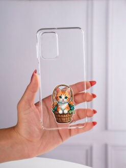 Alternative view of Kitten In A Basket Transparent Printed Mobile Case for Samsung Galaxy A23