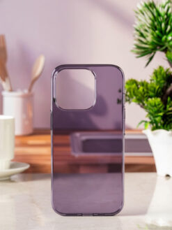 Premium Crystal Purple Transparent Case