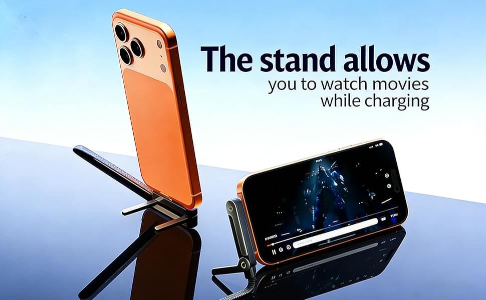 Foldable Stand Type-C Fast Charging Cable Zapvi
