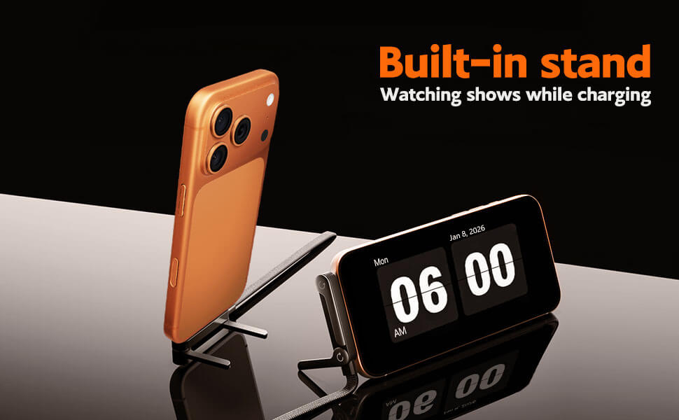 Foldable Stand Type-C Fast Charging Cable Zapvi